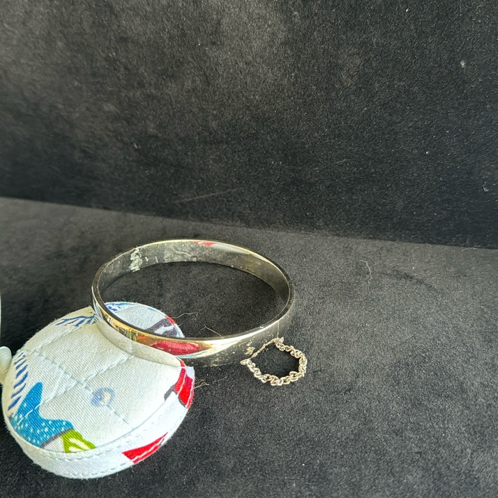 Vintage Silver Bangle Bracelet